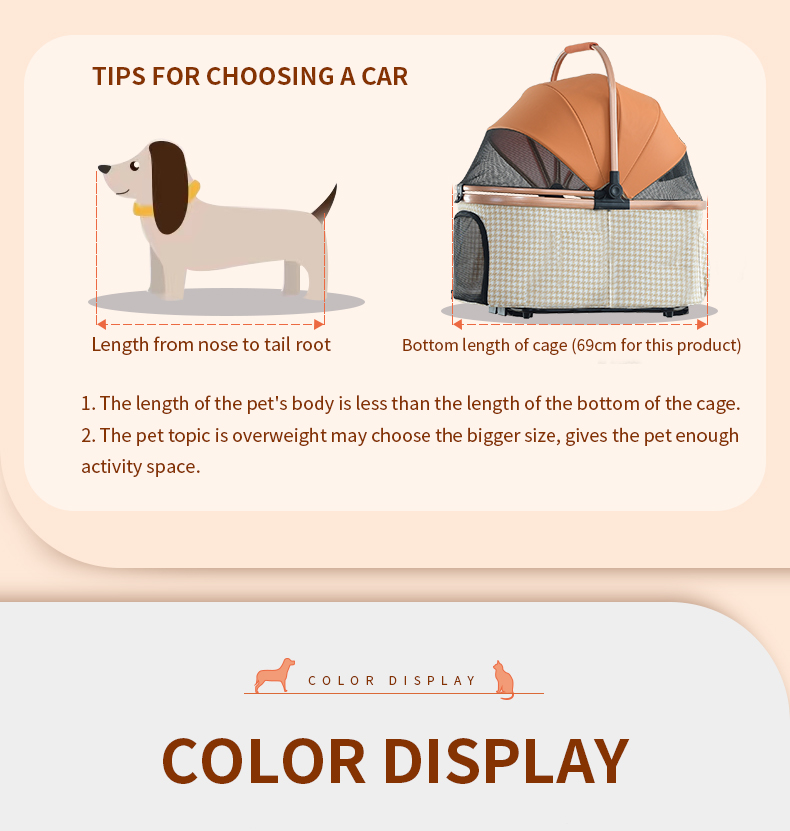 Luxury Heavy Duty Pet Stroller