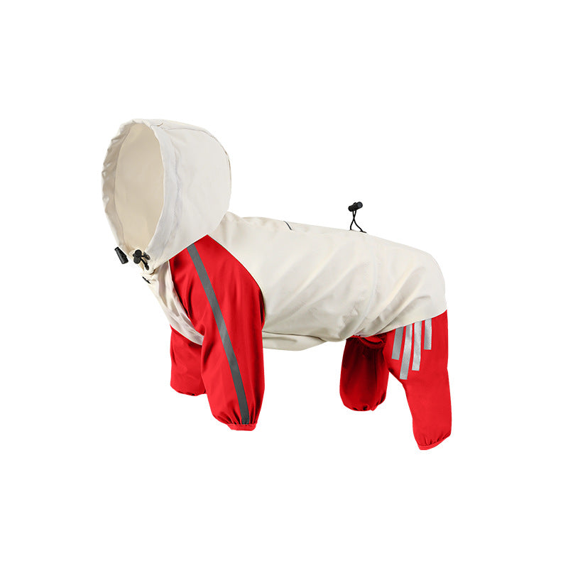 All-Weather Reflective Hooded Pet Raincoat