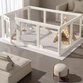 Transparent Indoor Pet Fence – Modular Safe Play Area