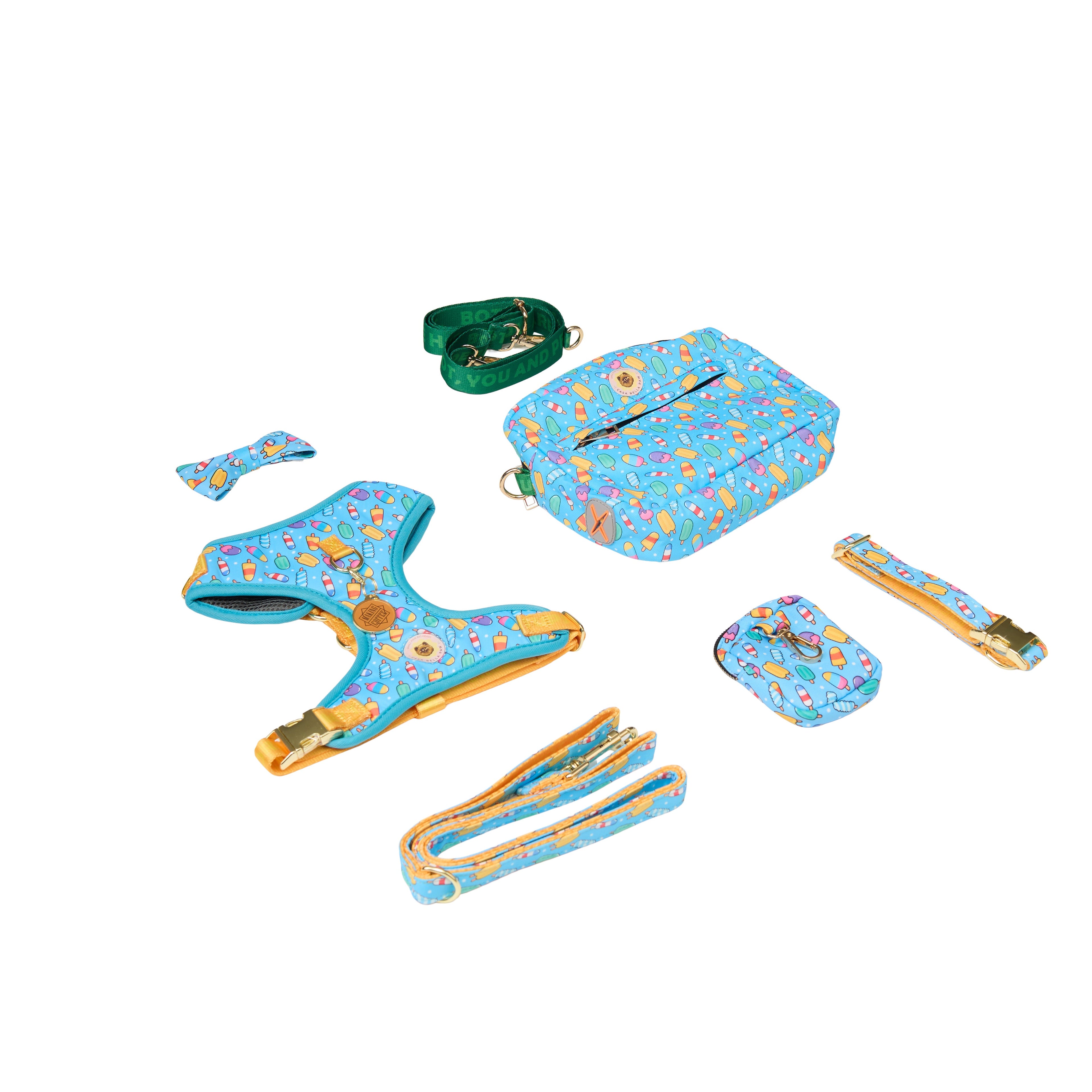 Designer Six Piece Printed Harness Set