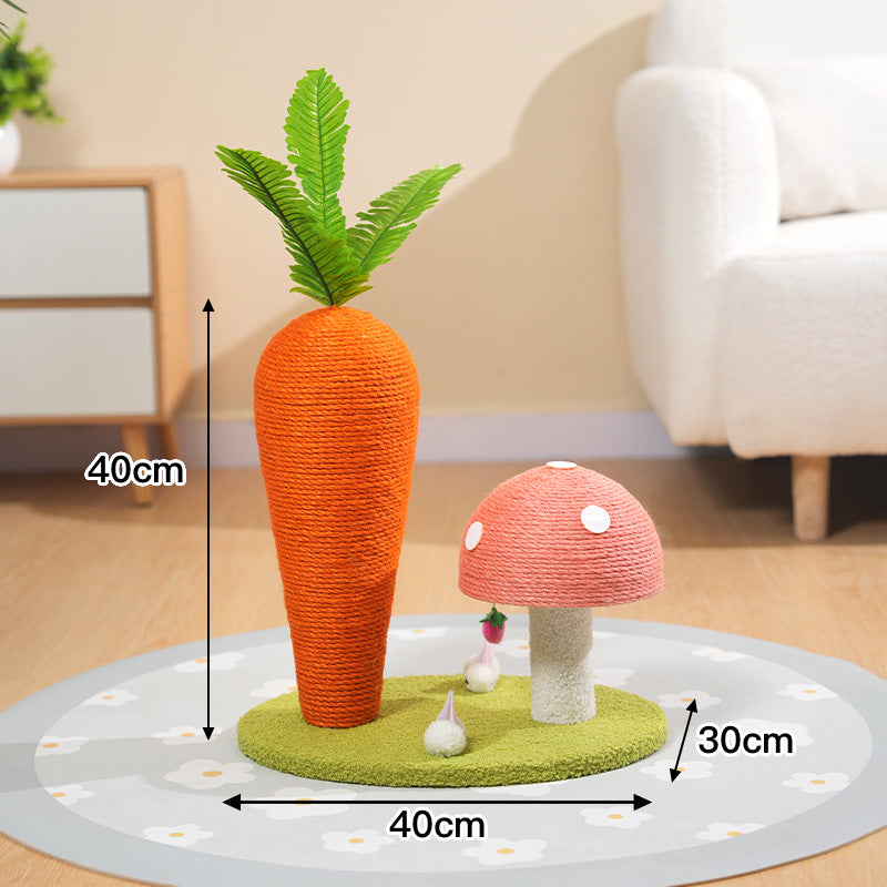 Radish Garden Cat Scratcher – Playful Scratch & Climb Station