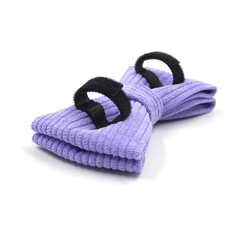Luxury Corduroy Leash, Collar & Bow Set