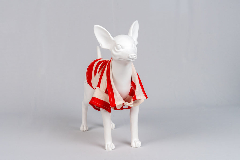 Stripe Pet Polo Shirt