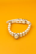 Pearl Embellished Pet Collar
