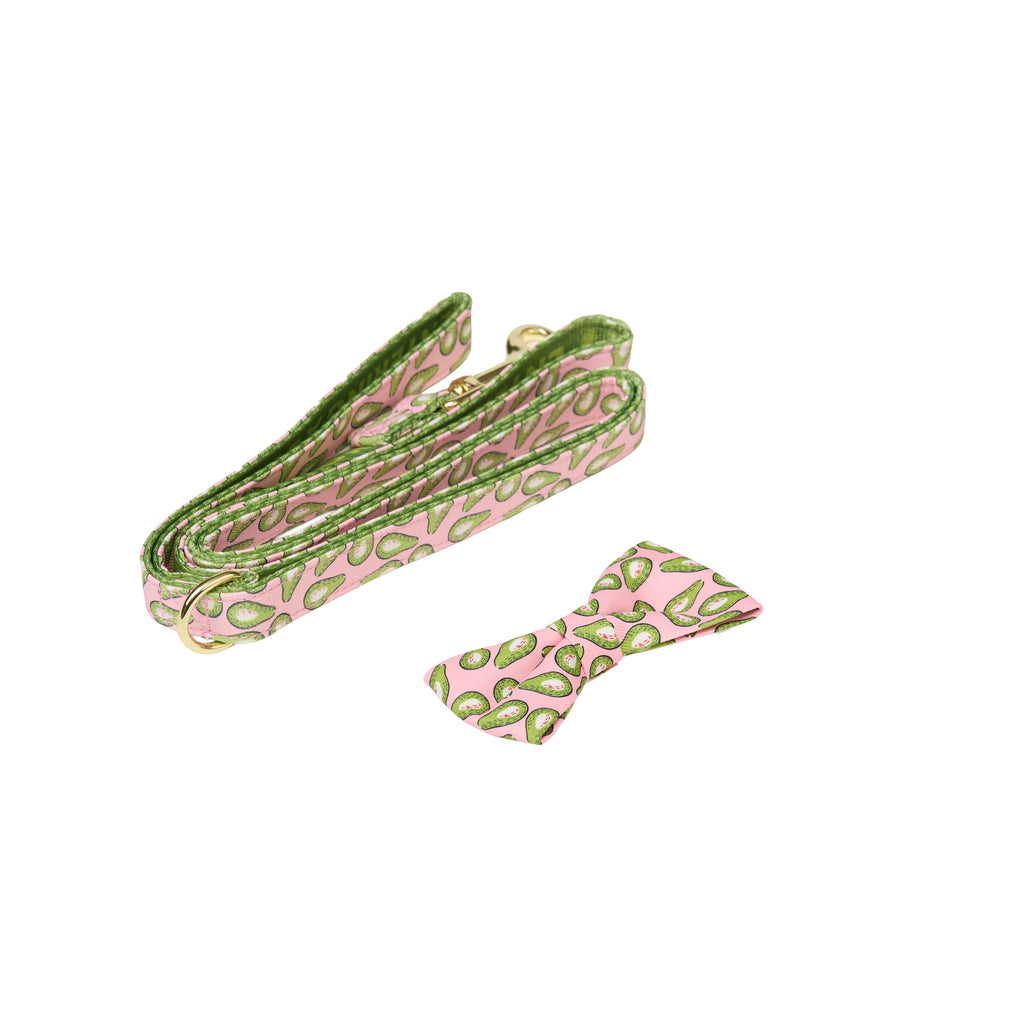 Avocado Print Dog Walk Essentials Set – Harness, Leash, Bag & Accessories