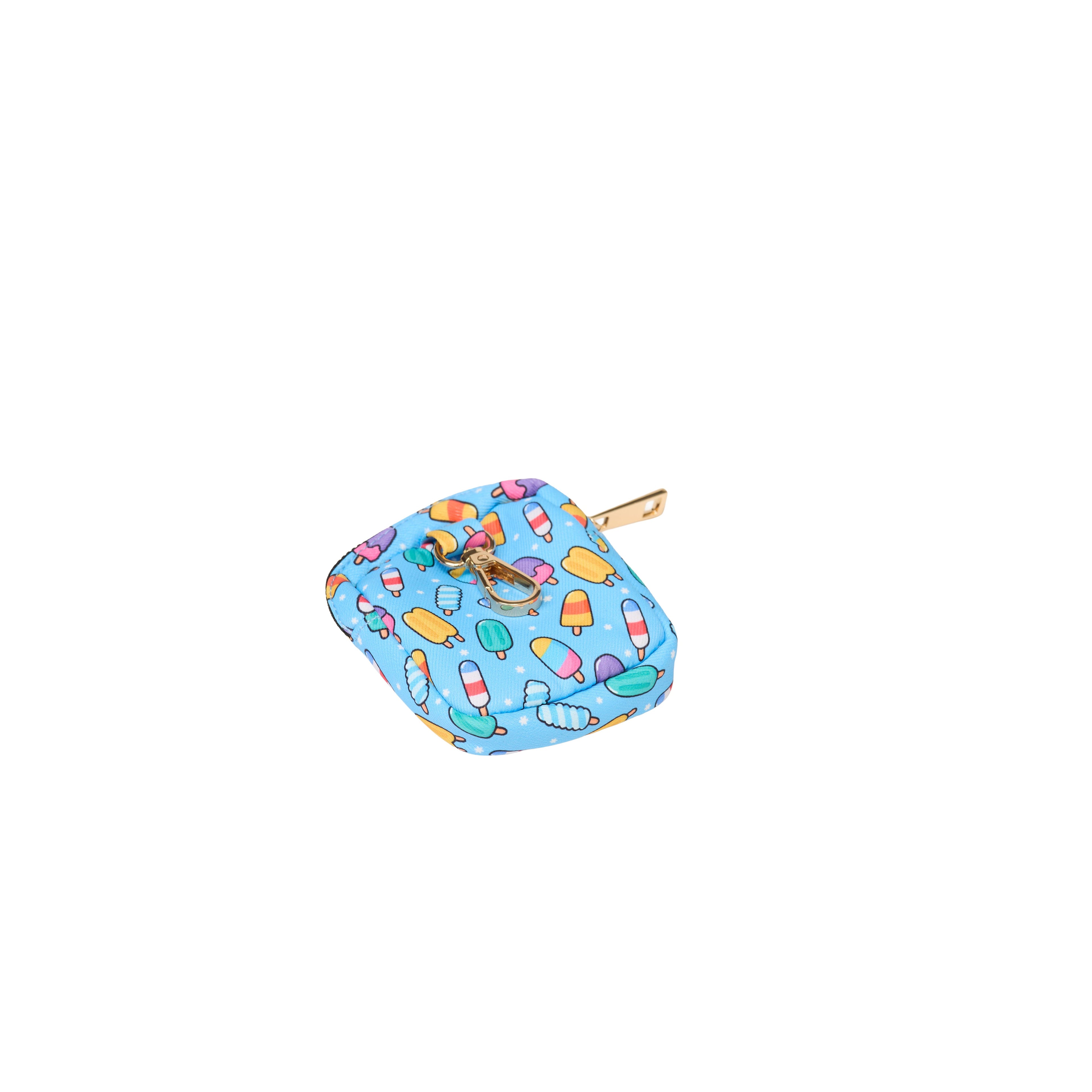 Ice Cream Print Dog Walk Essentials Set – Harness, Leash, Bag & Accessories