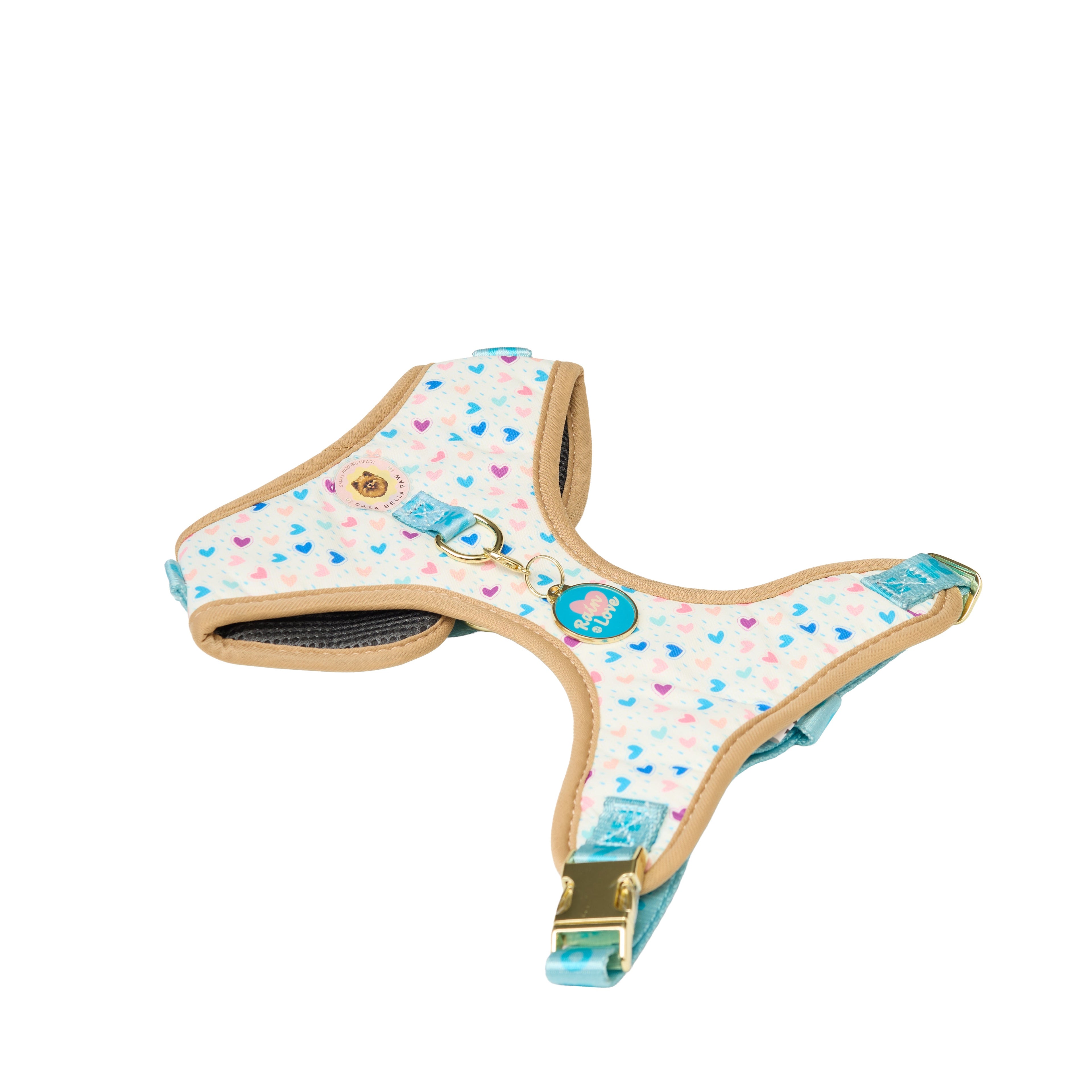 Rainbow Heart Print Dog Walk Essentials Set