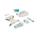 Rainbow Heart Print Dog Walk Essentials Set