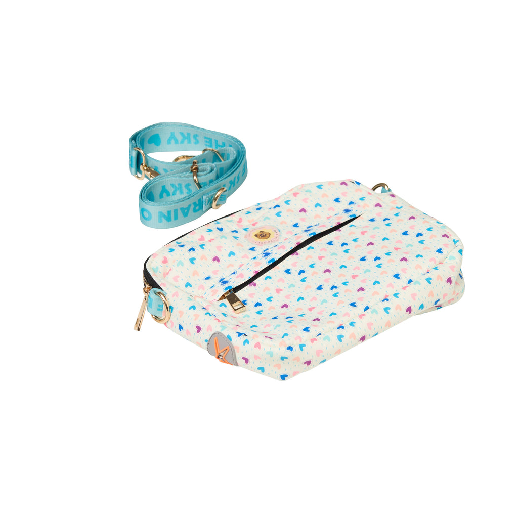 Rainbow Heart Print Dog Walk Essentials Set