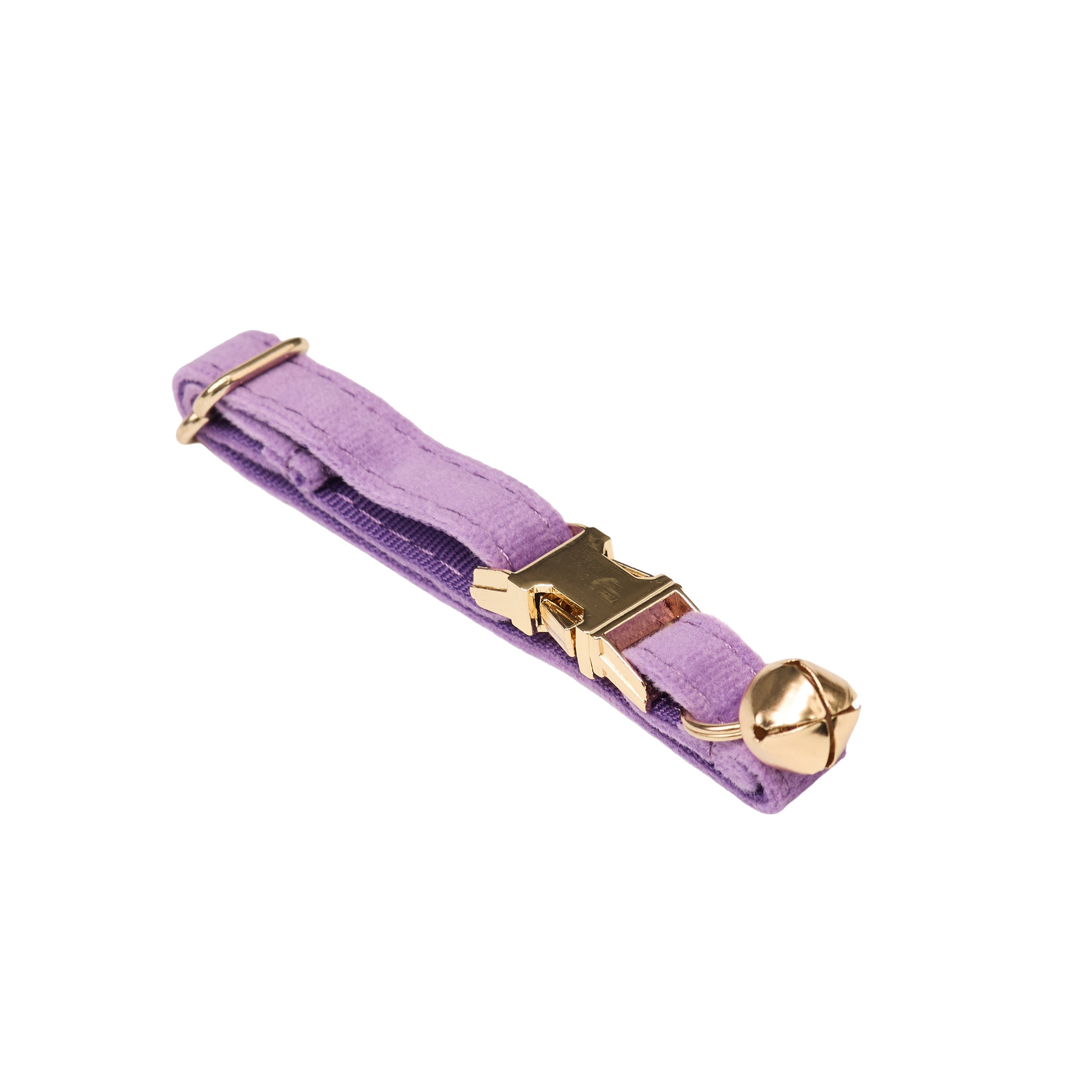 Luxury Velvet Collar With Gold Bell