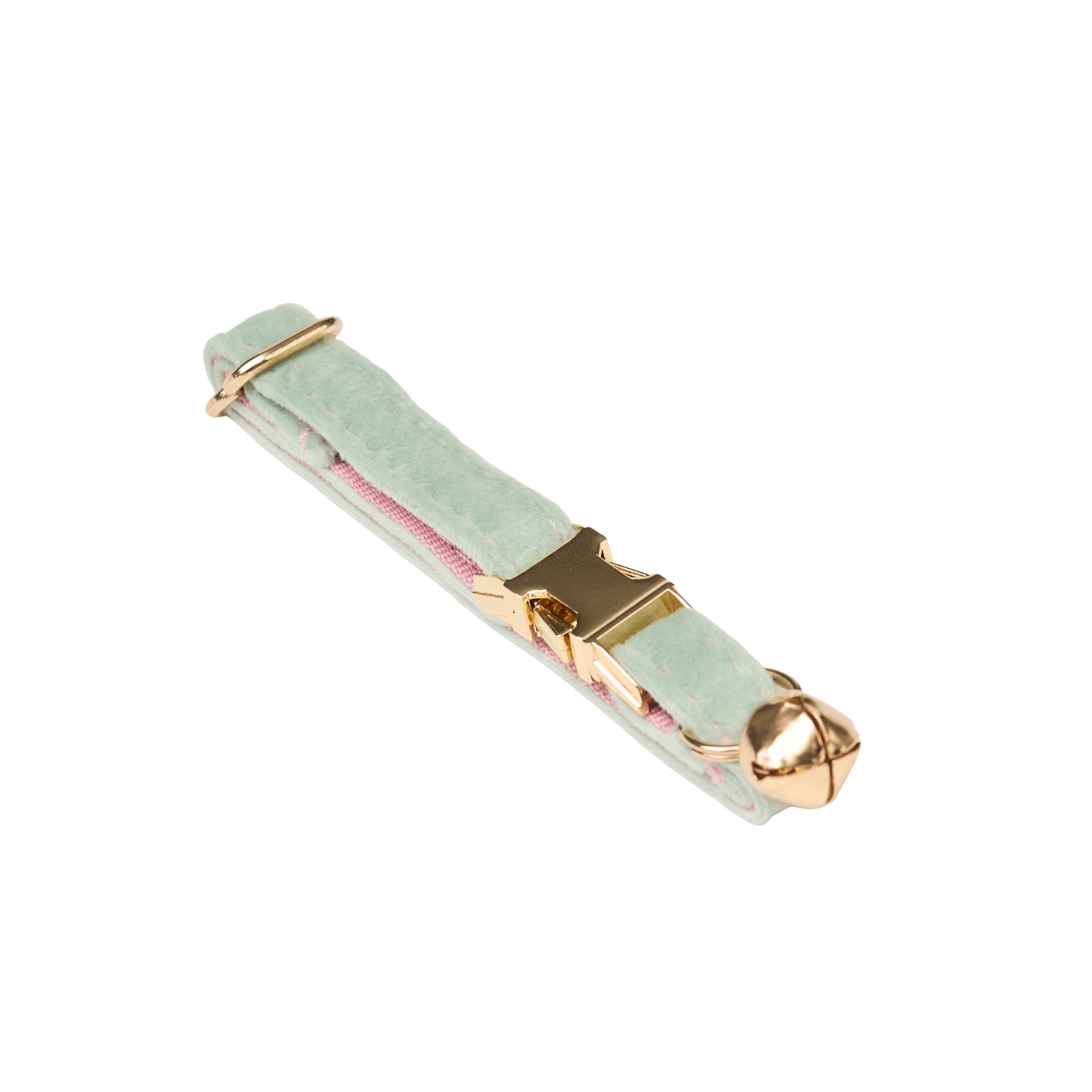 Luxury Velvet Collar With Gold Bell