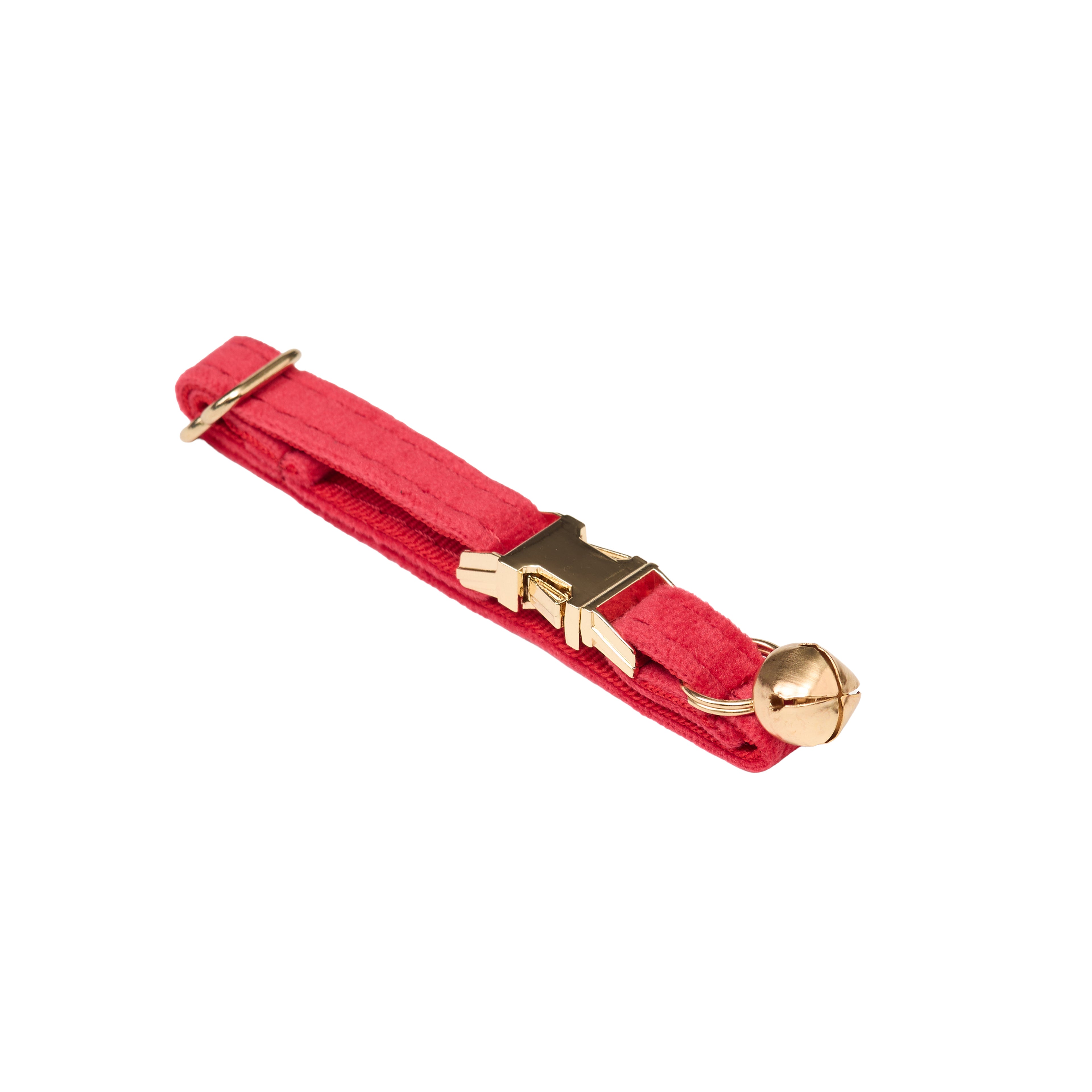 Luxury Velvet Collar With Gold Bell