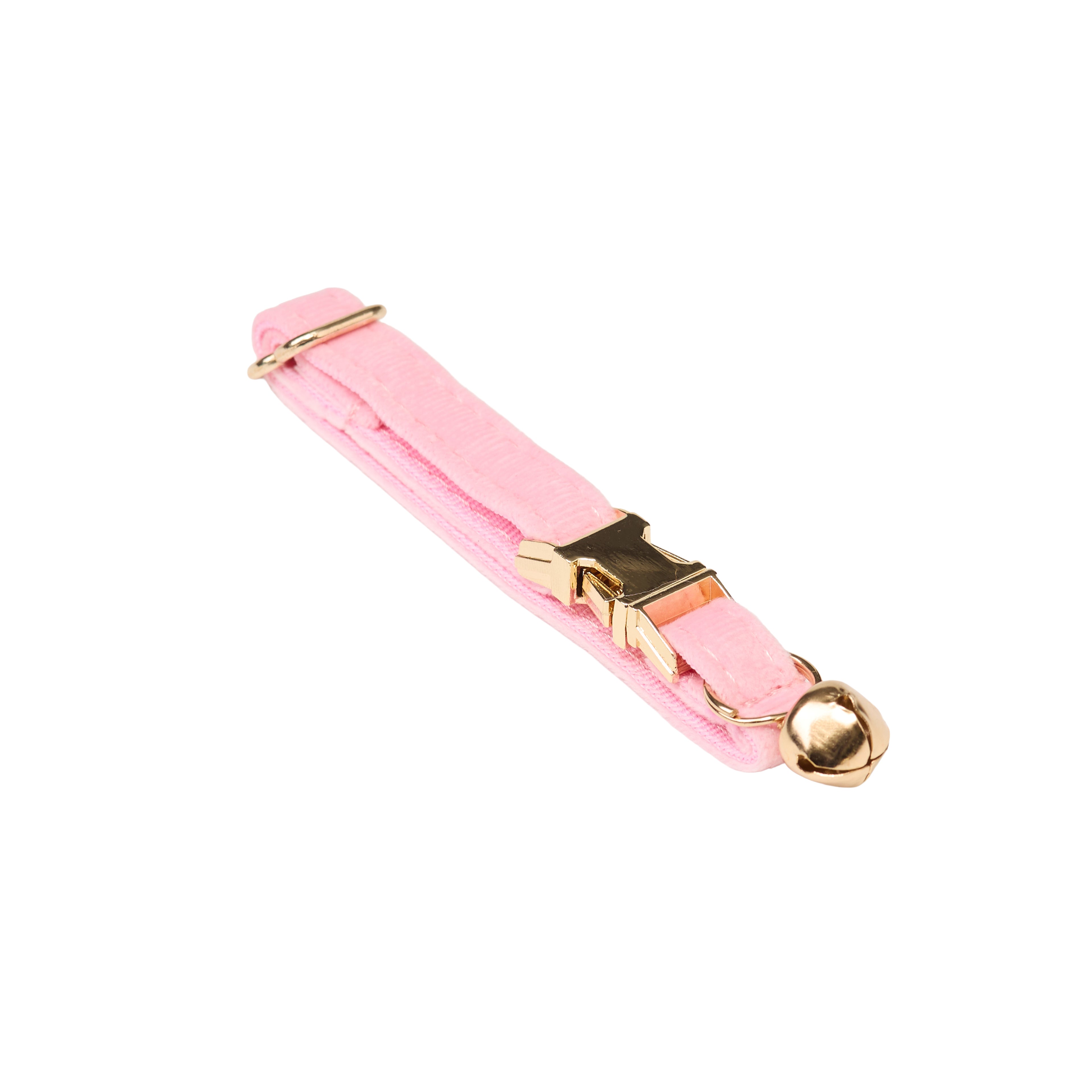 Luxury Velvet Collar With Gold Bell