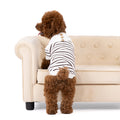 Classic Stripe Button-Back Pet Sweater