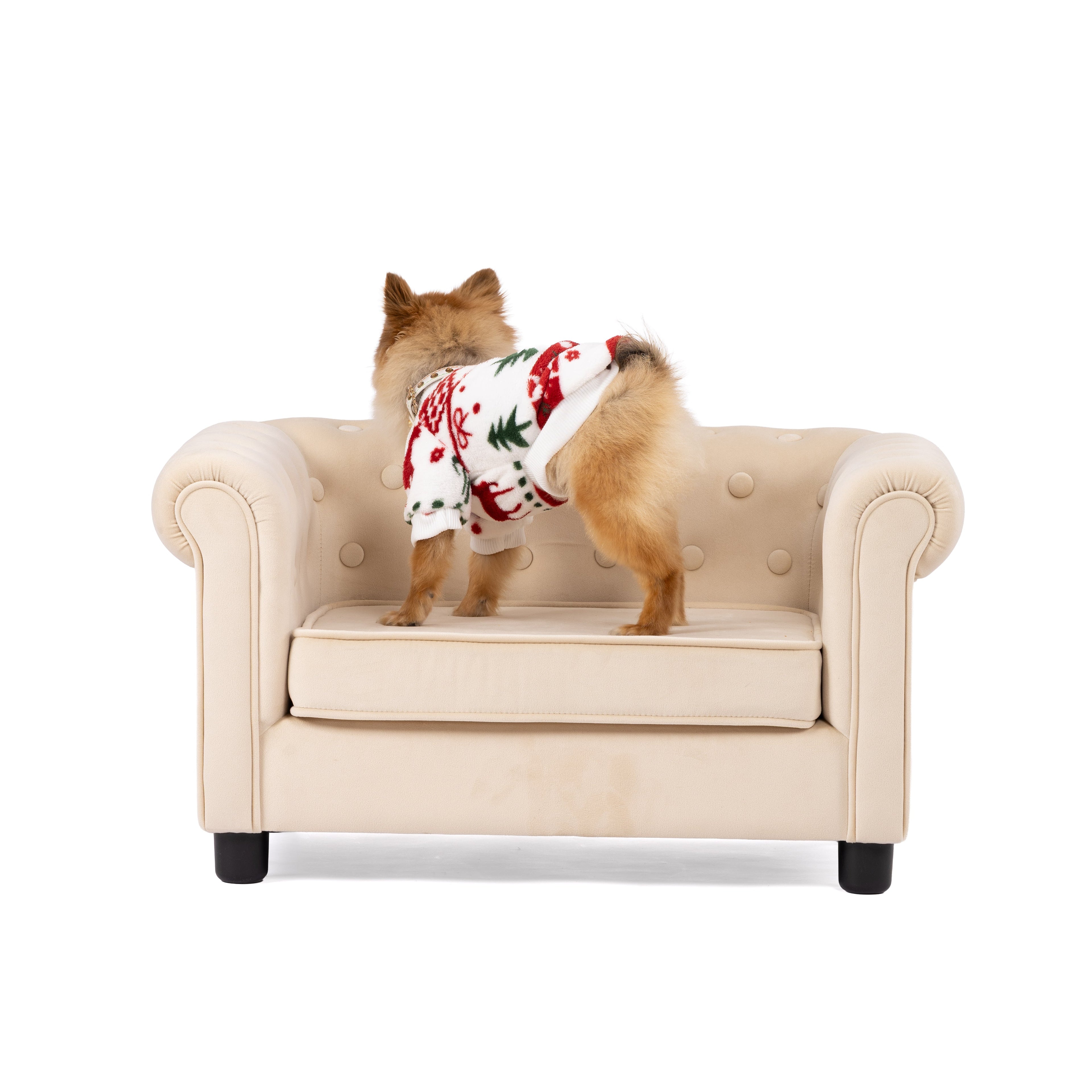 Festive Fleece Pet Sweater
