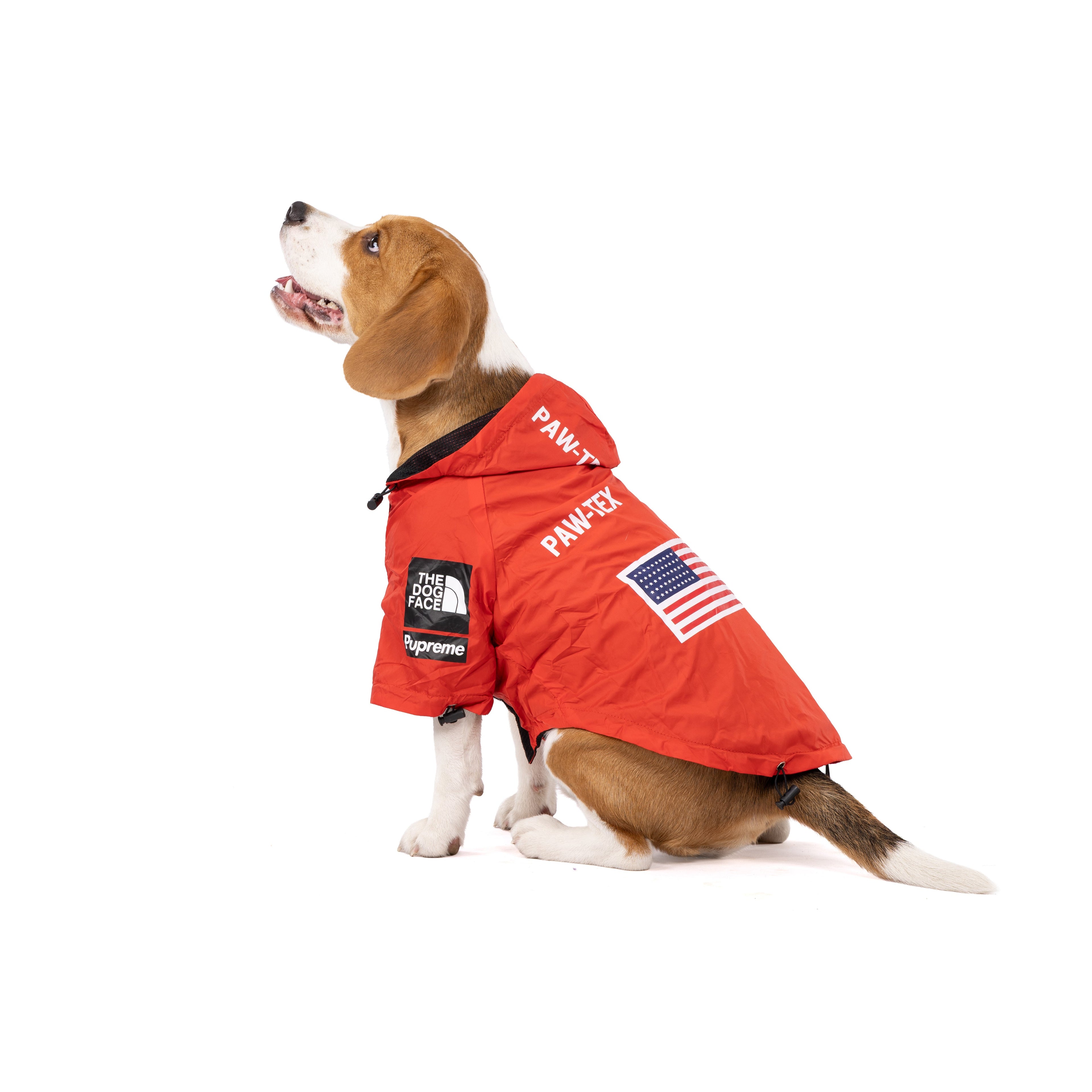 Waterproof Windproof Dog Raincoat with Hood