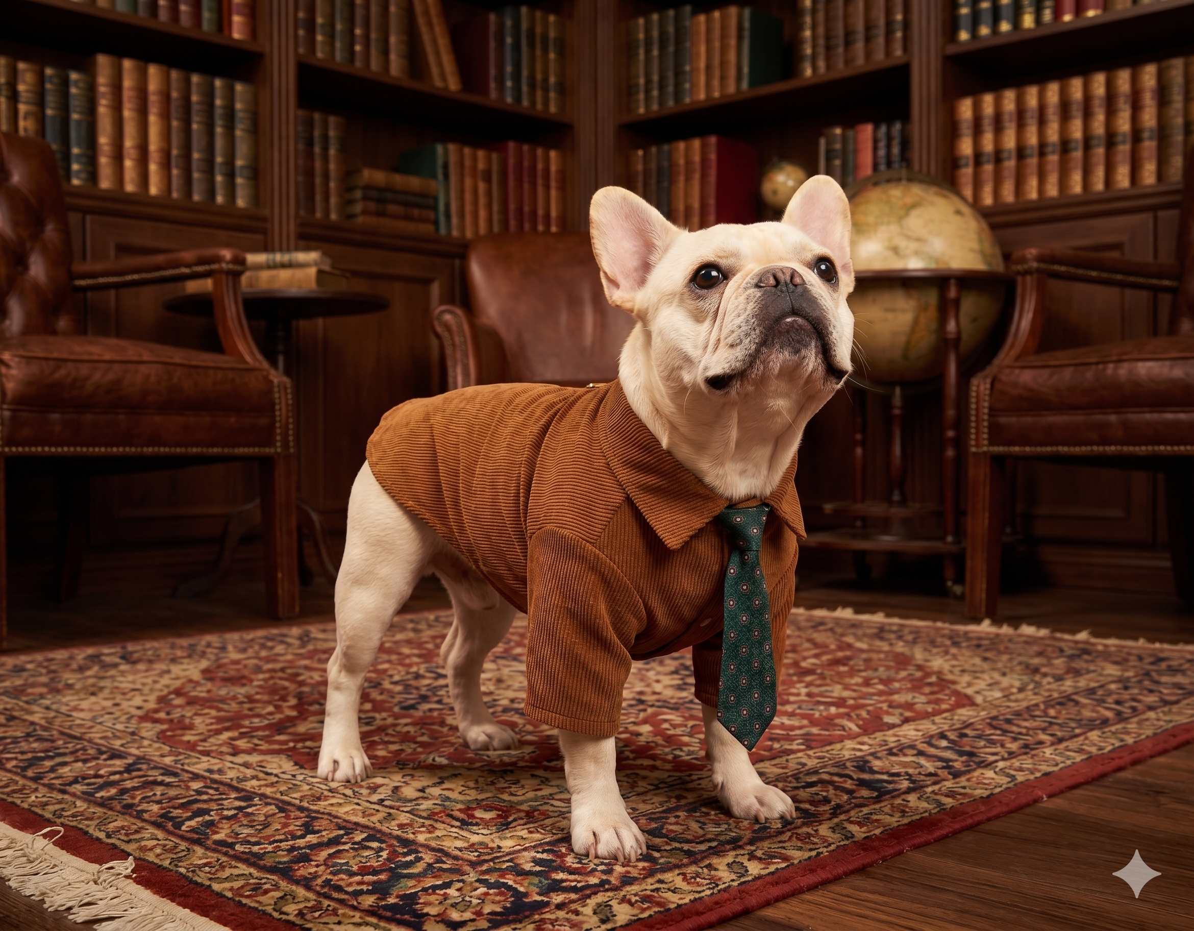 Corduroy Formal Shirt with Tie