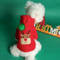 Festive Reindeer Hoodie for Dogs