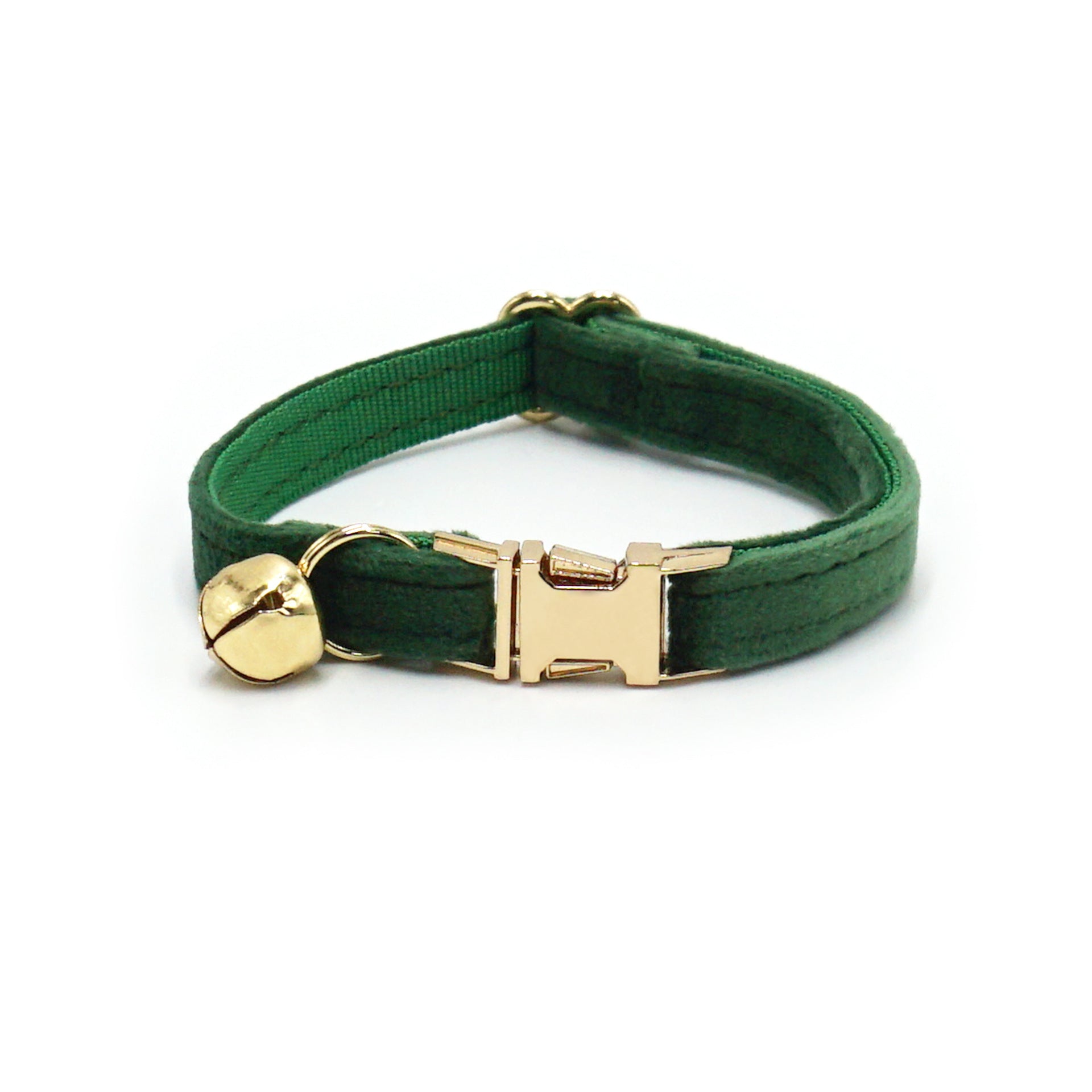 Luxury Velvet Collar With Gold Bell